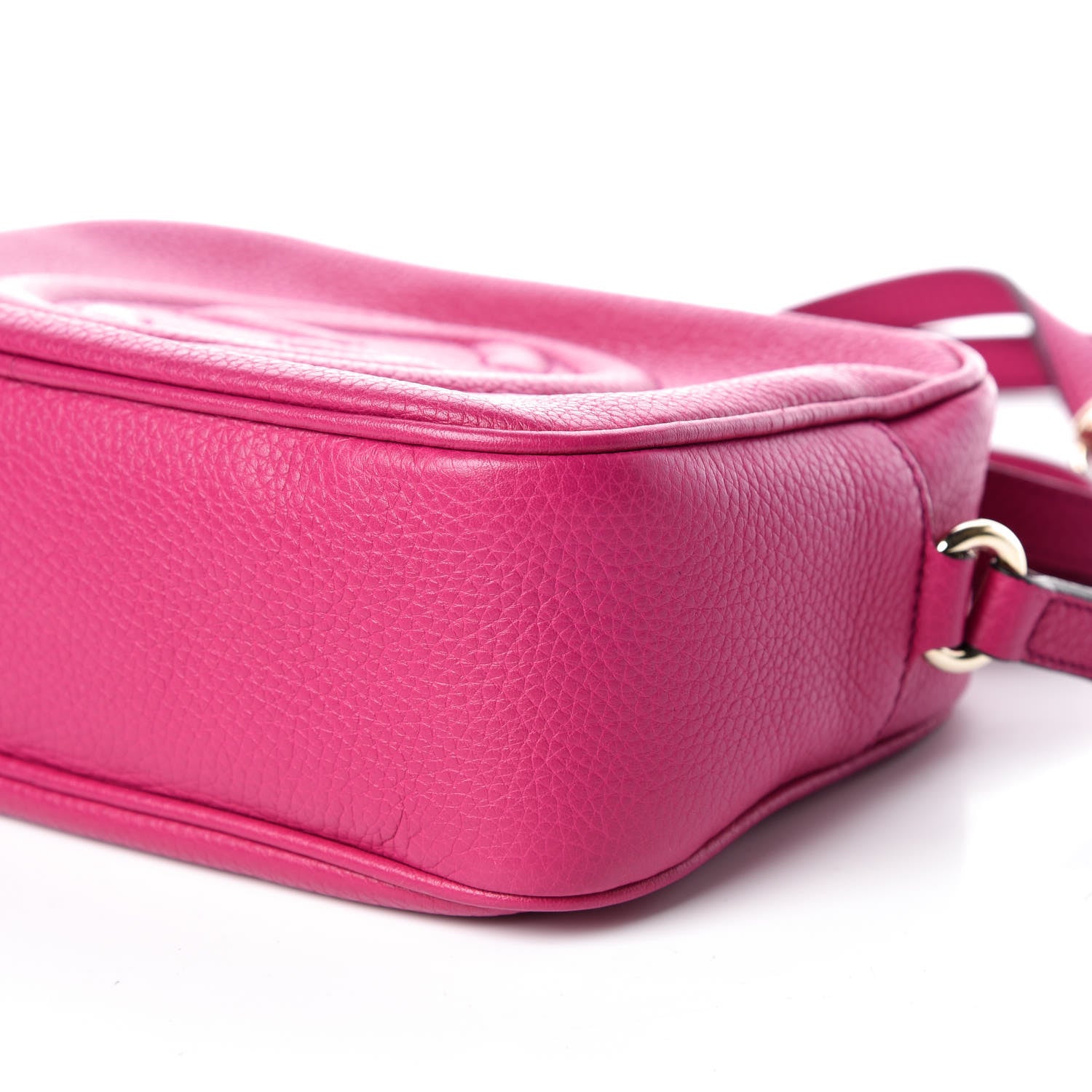 Gucci Cellarius Calfskin Small Soho Disco Bag Bright Bouganville 6 of 10