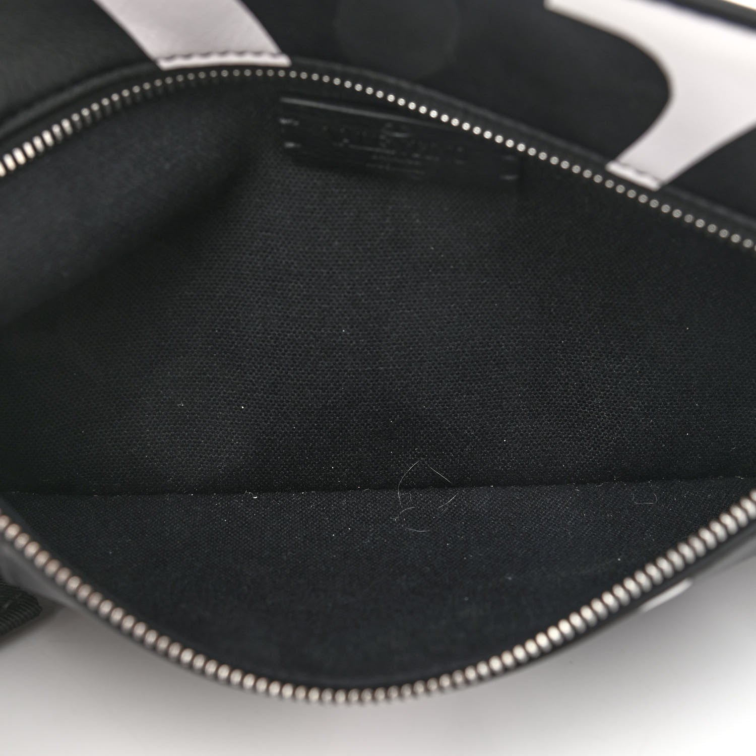 Valentino Garavani Calfskin Logo Belt Bag Black White 5 of 10