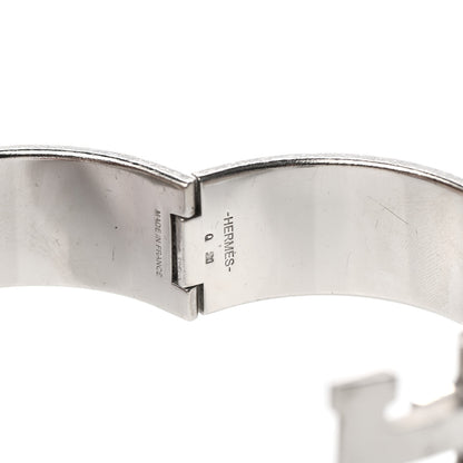 Hermes Enamel Wide Clic Clac H Bracelet PM Bleu Royal 4 of 5