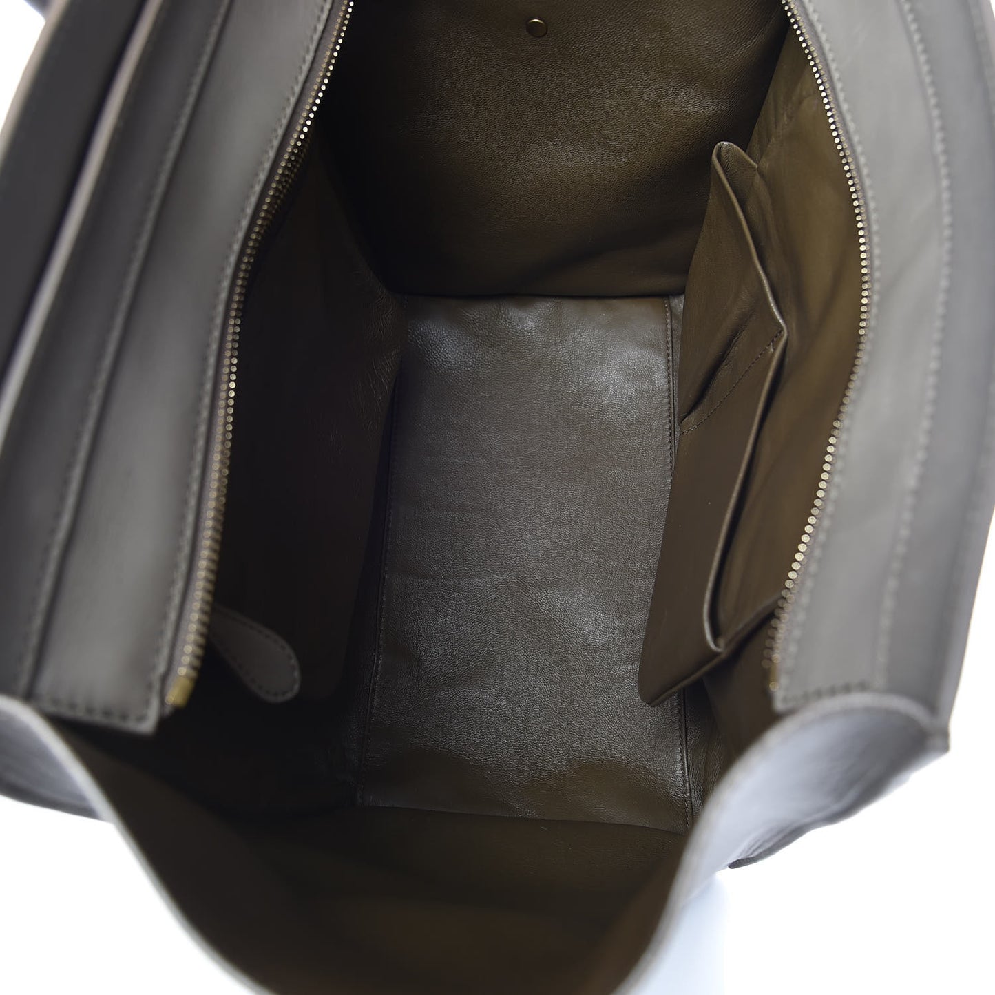 Smooth Calfskin Mini Luggage Grey