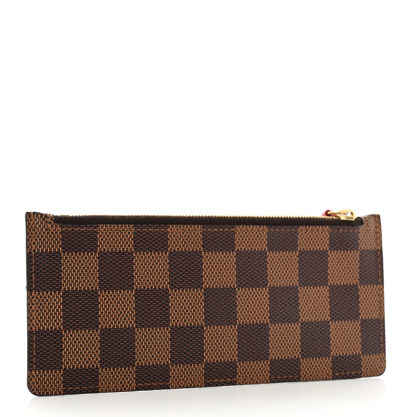 Damier Ebene Josephine Wallet Zippered Insert Red