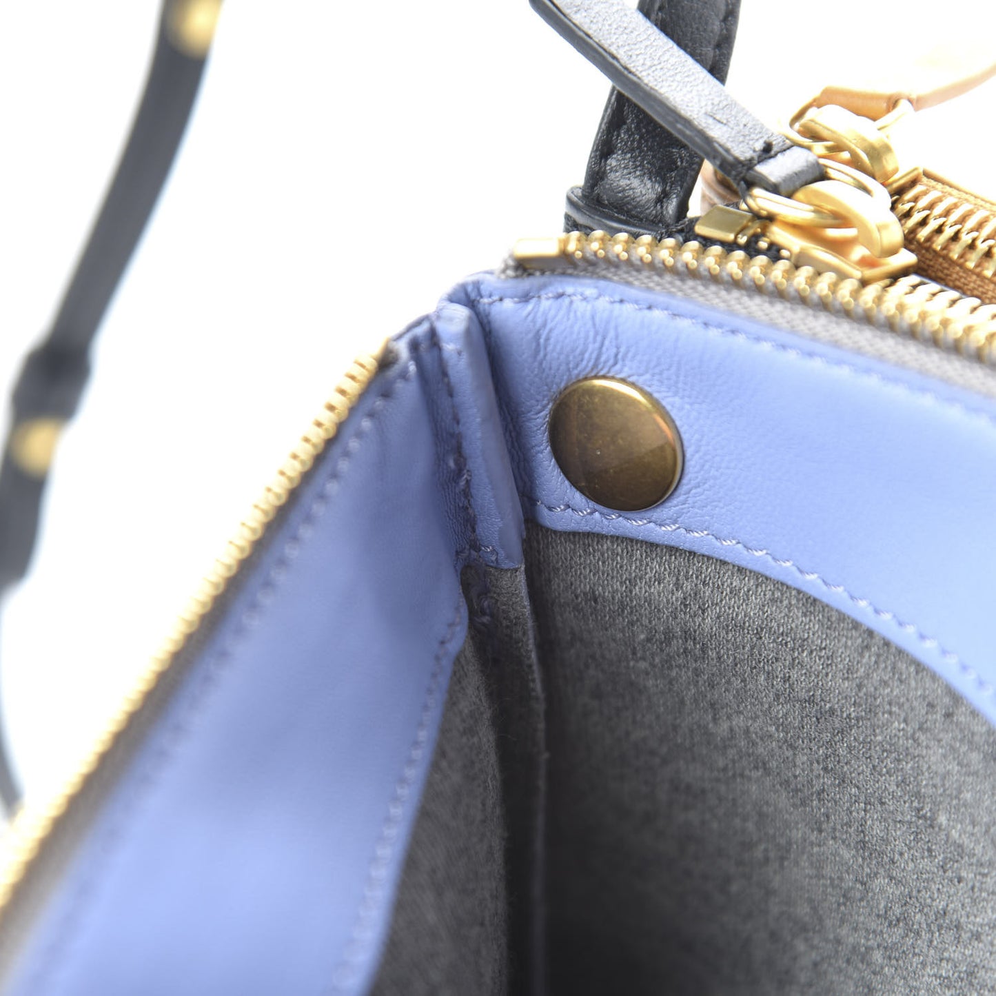 Lambskin Small Multicolor Trio Crossbody Bag Porcelain