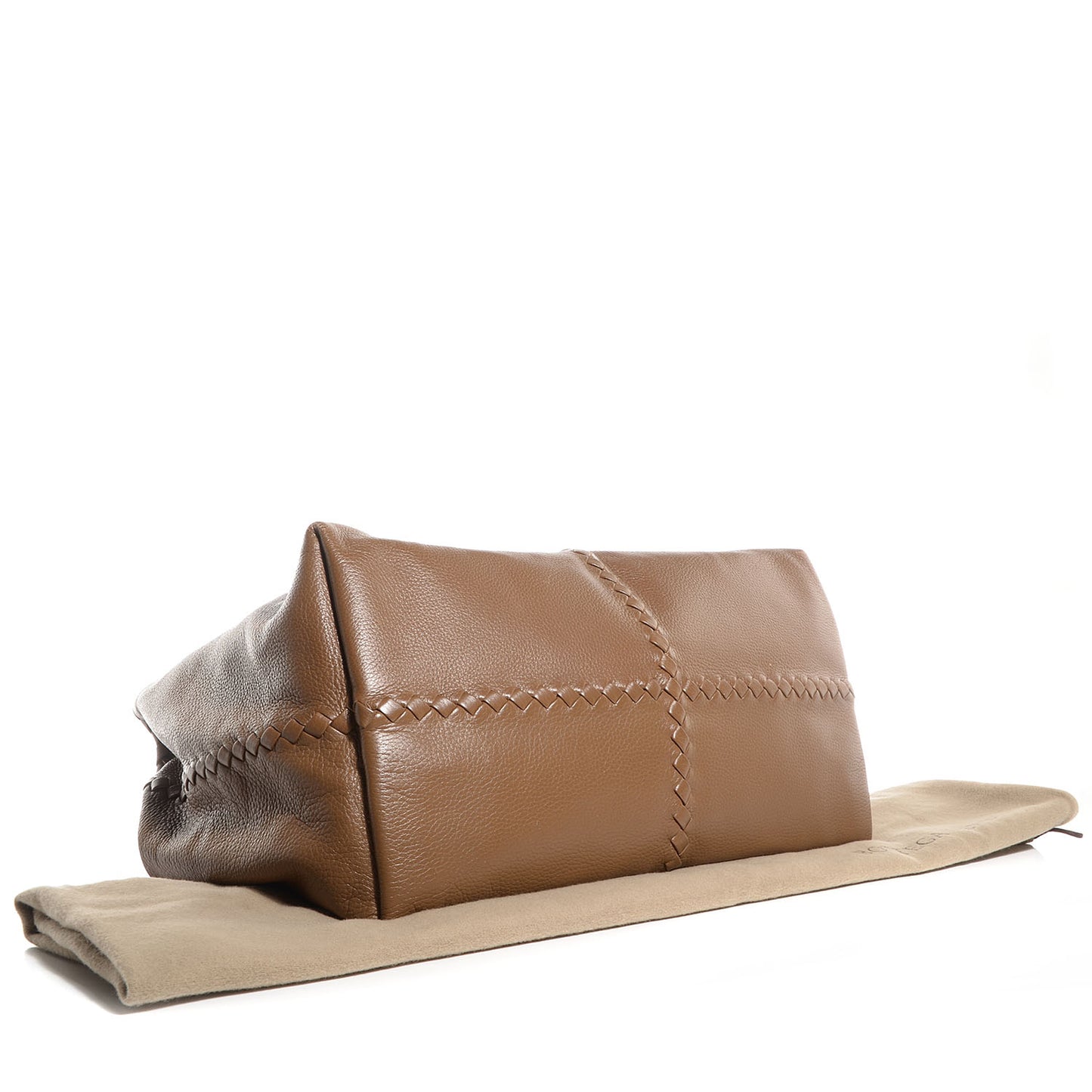 Cervo Intrecciato Brick Tote Chene