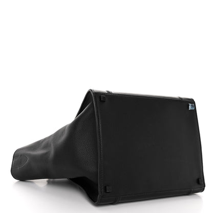 Celine Supple Calfskin Medium Phantom Luggage Black 4 of 9