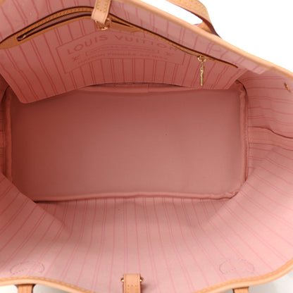 Louis Vuitton Damier Azur Neo Neverfull MM Rose Ballerine 5 of 9