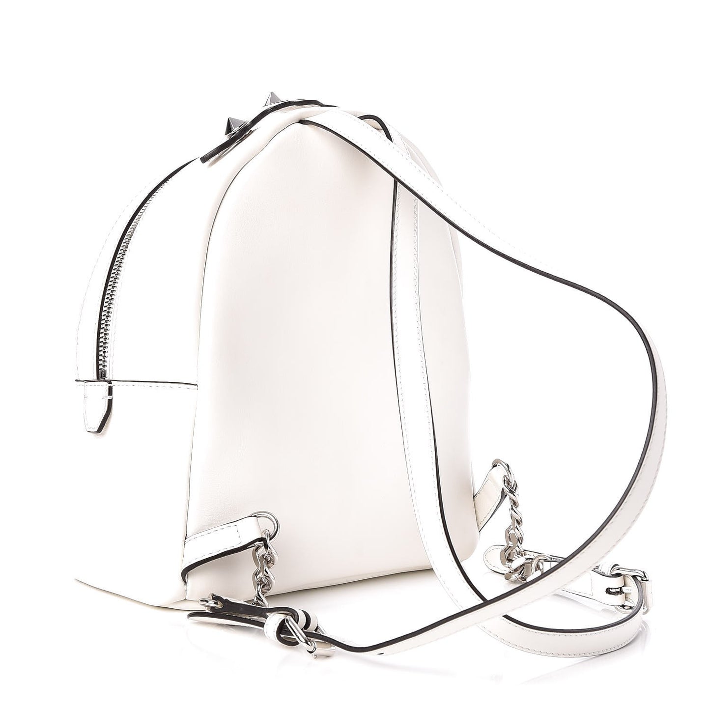 Vitello Century Nappa Flowerland Studded Mini Backpack White Ice Multicolor