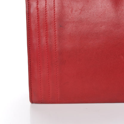 Chanel Lambskin CC Envelope Single Flap Red 19 of 25