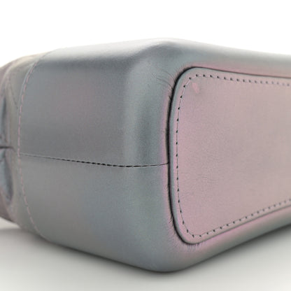 Chanel Iridescent Lambskin Calfskin Quilted Medium Gabrielle Hobo Light Purple 9 of 10