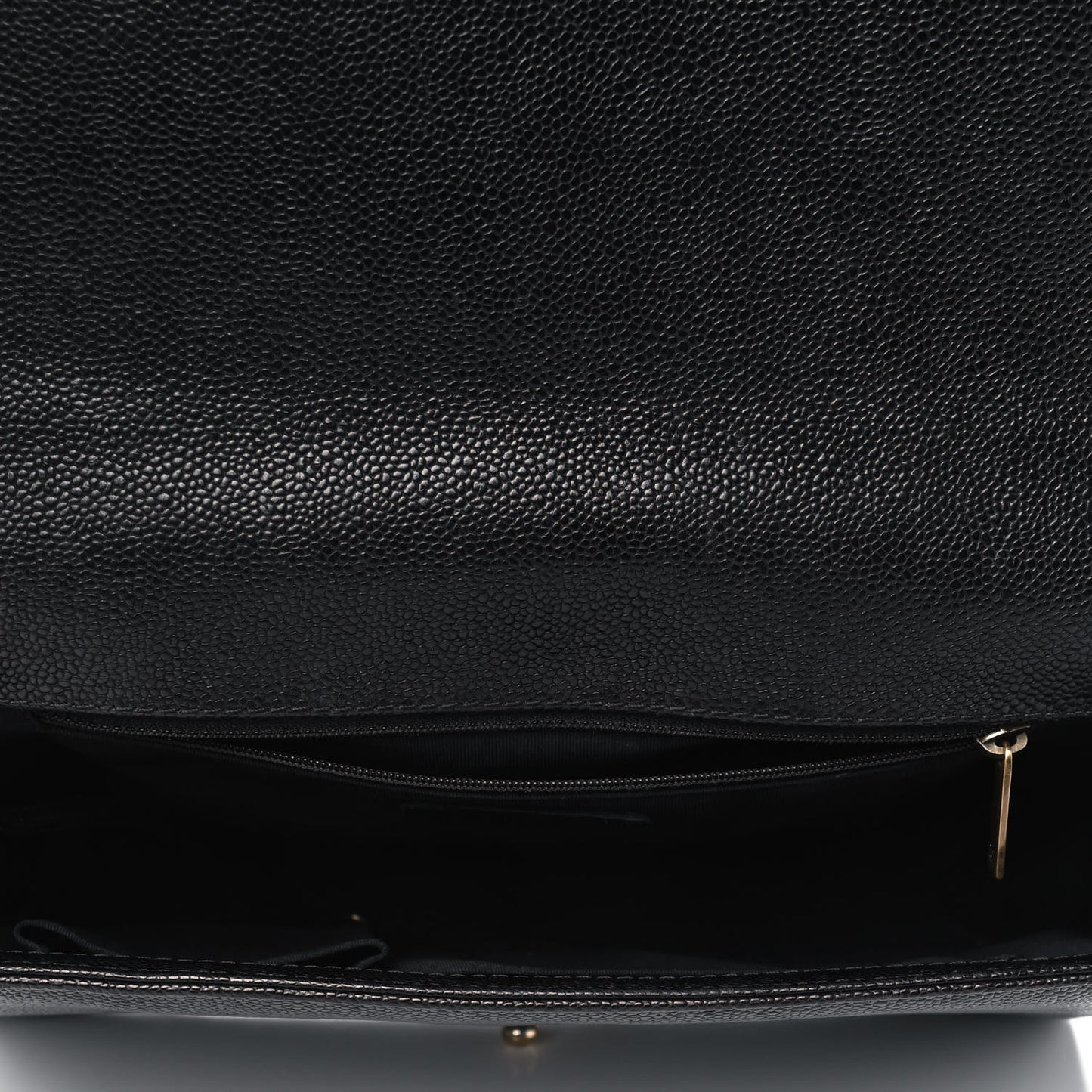 Caviar Quilted Large Boy Flap Black