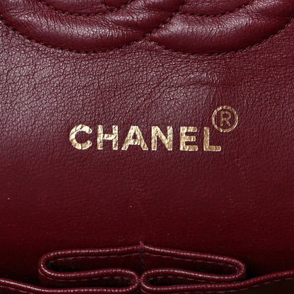 Chanel Lambskin Quilted Medium Double Flap Black 6 of 8