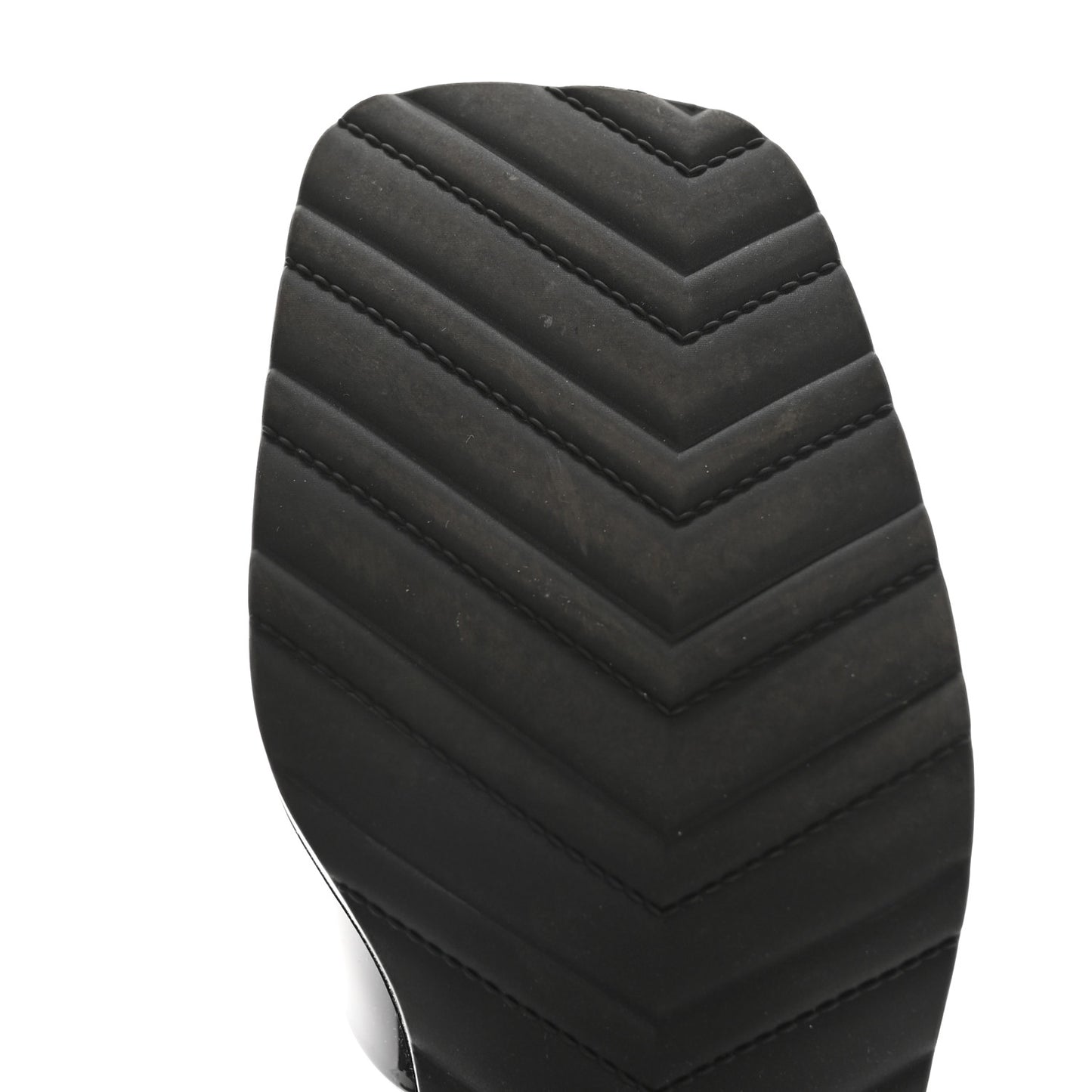 Rubber Gucci Logo Womens Platform 20/60mm Slide Sandals 38 Black