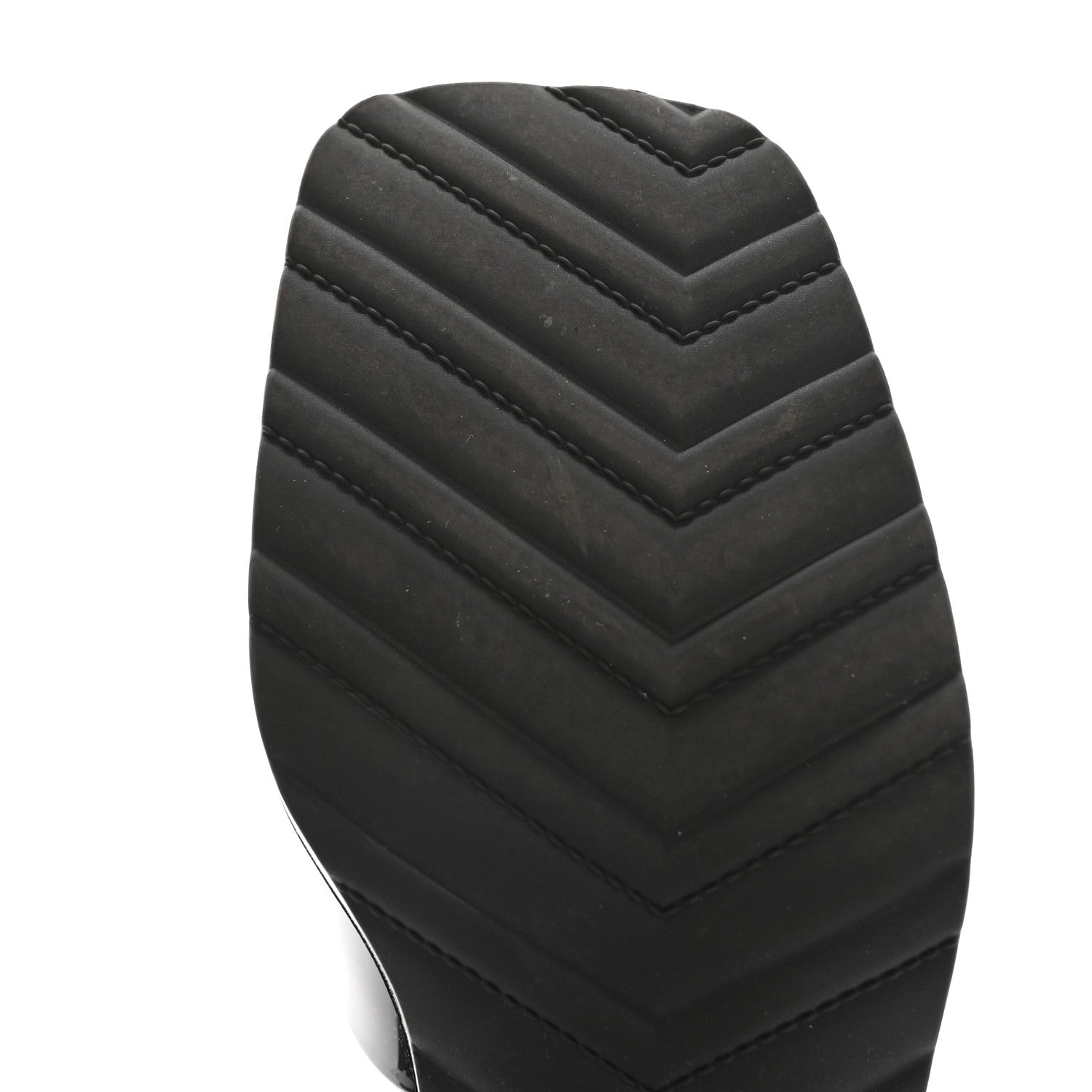 Gucci Rubber Gucci Logo Womens Platform 20/60mm Slide Sandals 38 Black 11 of 20