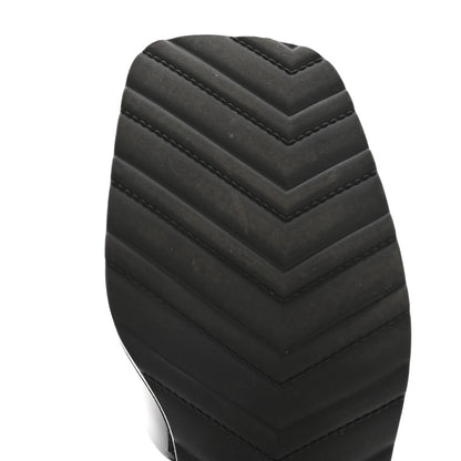 Gucci Rubber Gucci Logo Womens Platform 20/60mm Slide Sandals 38 Black 11 of 20