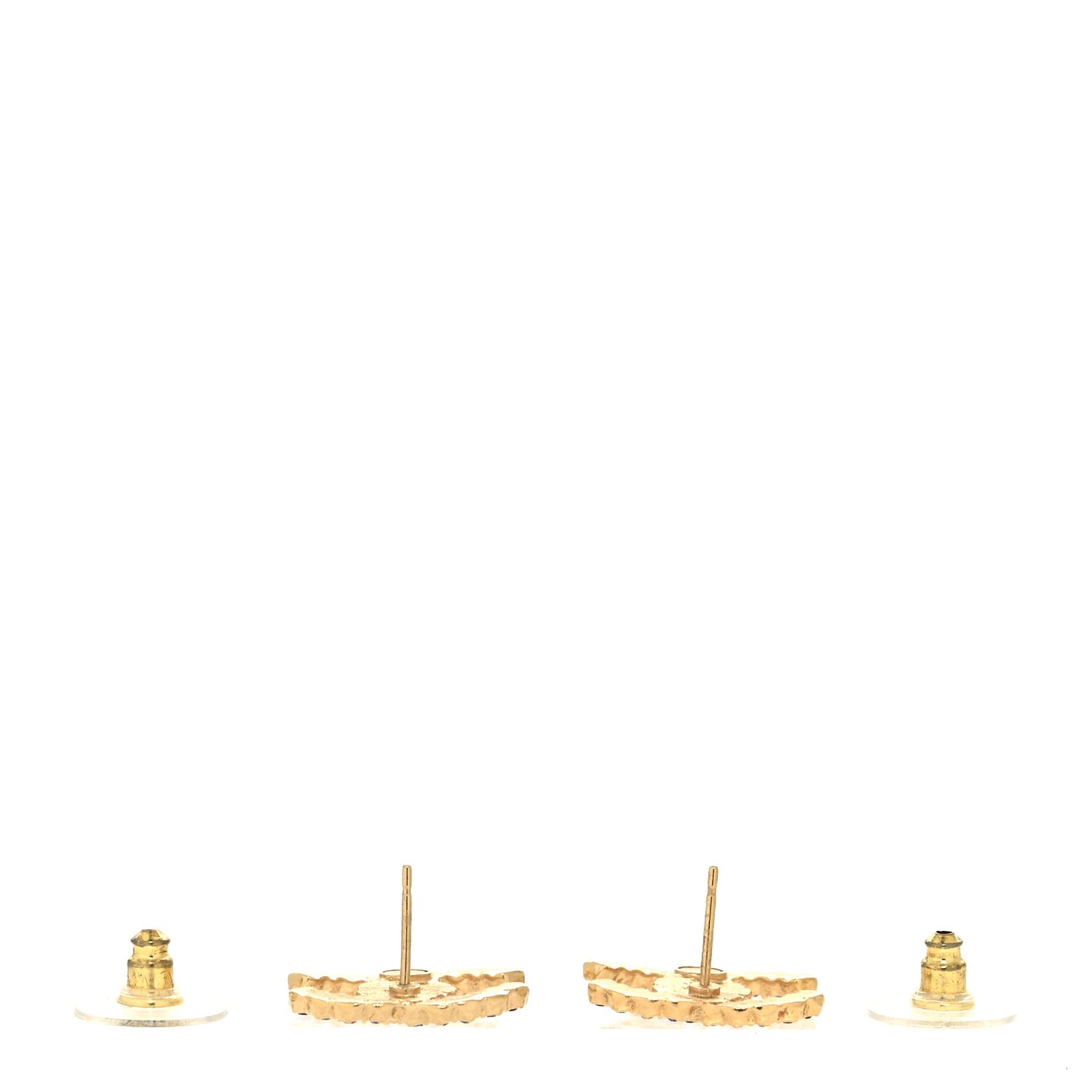 Crystal CC Earrings Gold Multicolor