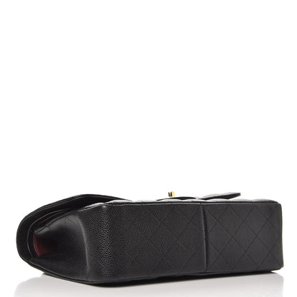 Chanel Caviar Quilted Jumbo Double Flap Black 5 of 10