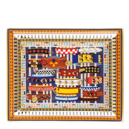 Hermes Porcelain Collier De Chien Change Tray 1 of 5