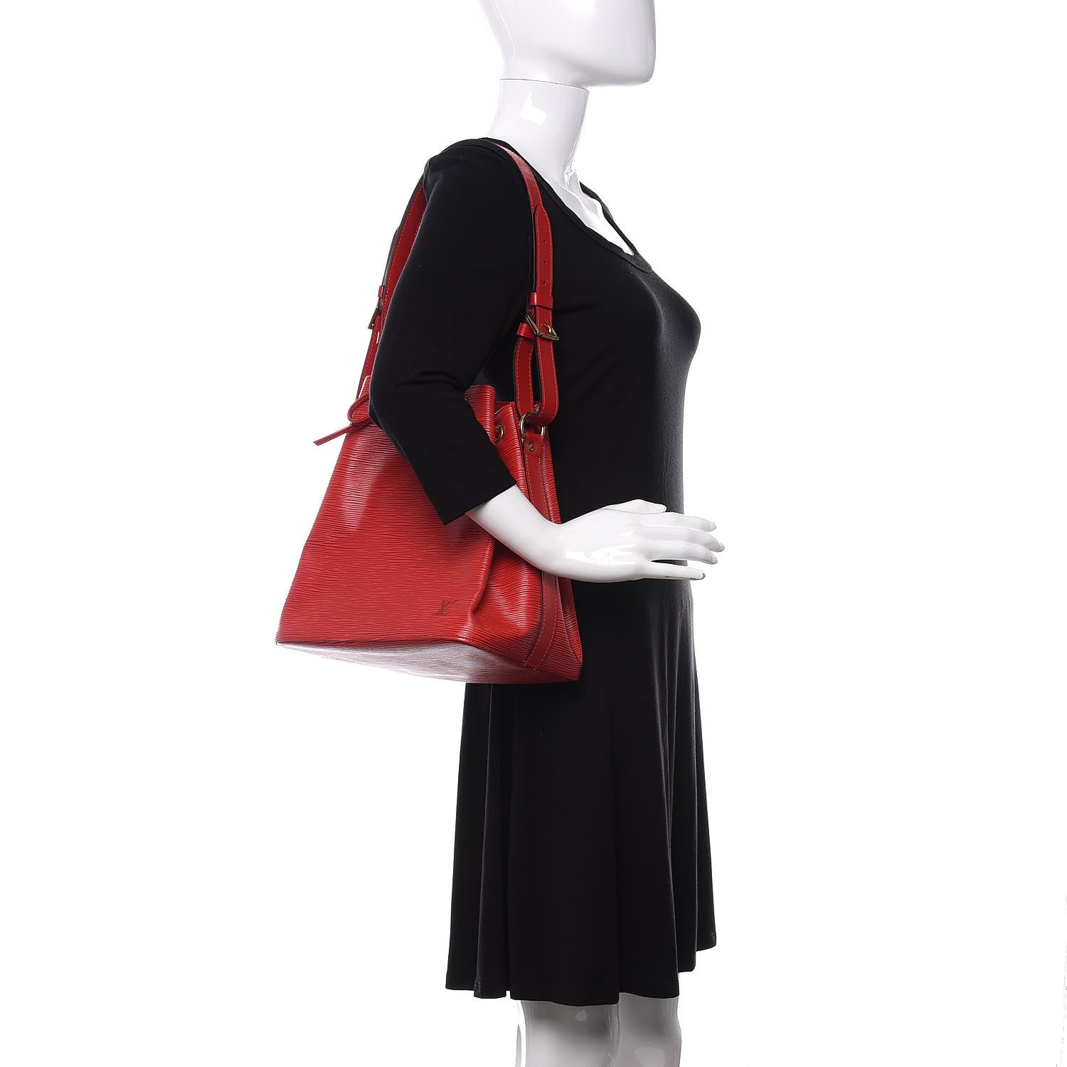 Louis Vuitton Epi Petit Noe Castillan Red 2 of 9