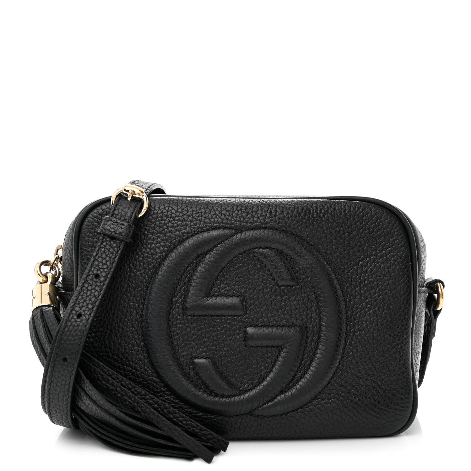 Gucci Pebbled Calfskin Small Soho Disco Bag Black 1 of 15