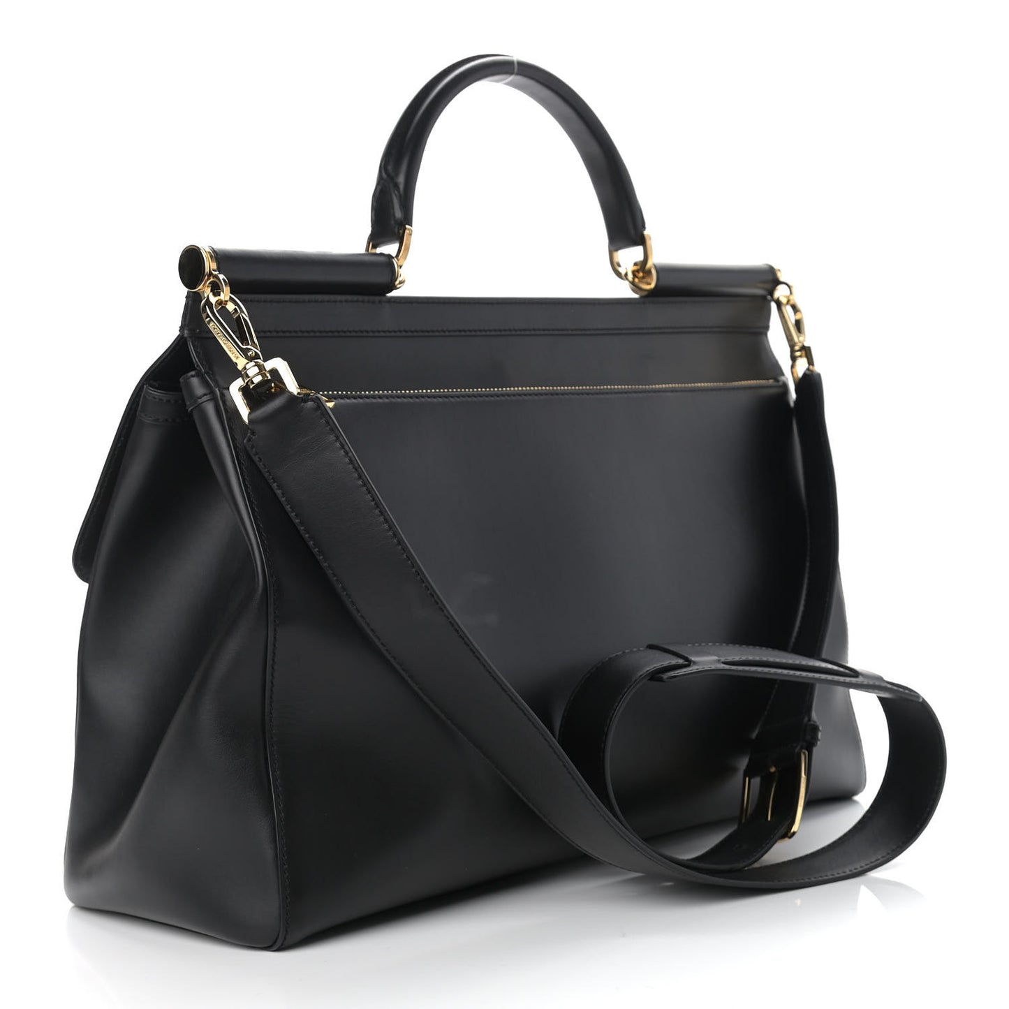 Calfskin Monreale Travel Bag Black