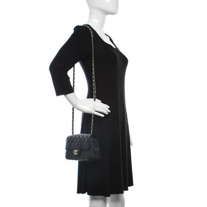 Chanel Caviar Quilted Mini Rectangular Flap Black 2 of 9