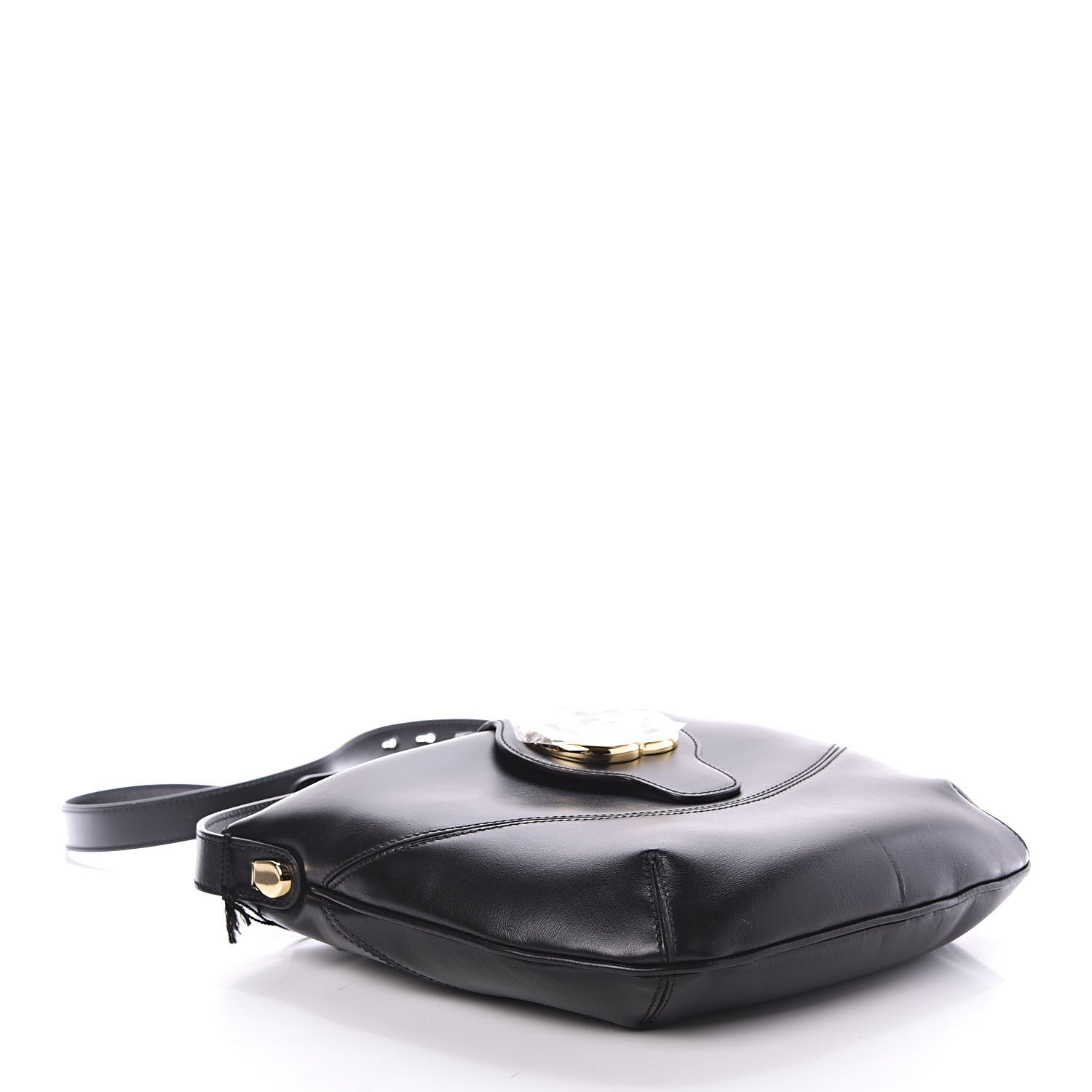 Gucci Calfskin Medium Arli Shoulder Bag Black 4 of 11