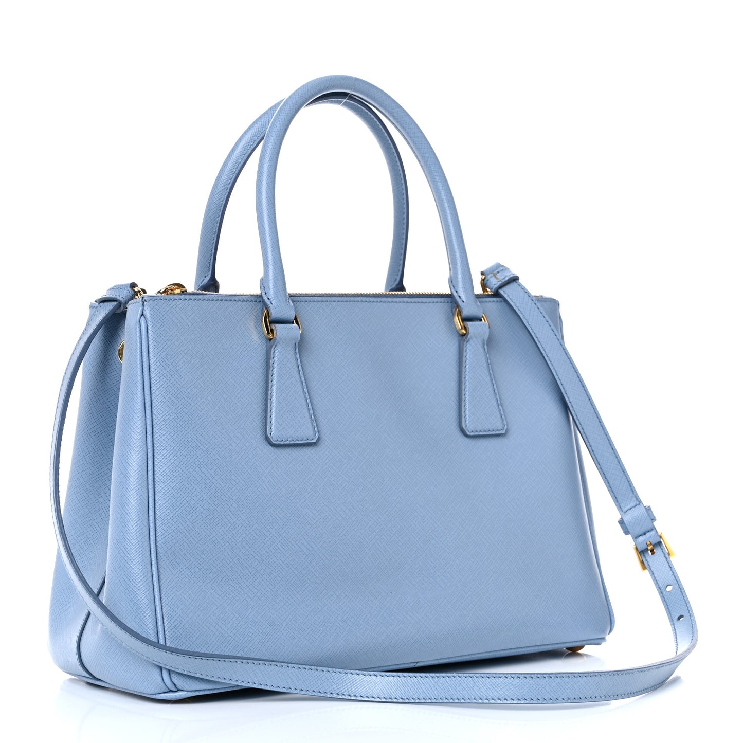 Saffiano Small Galleria Double Zip Tote Astrale