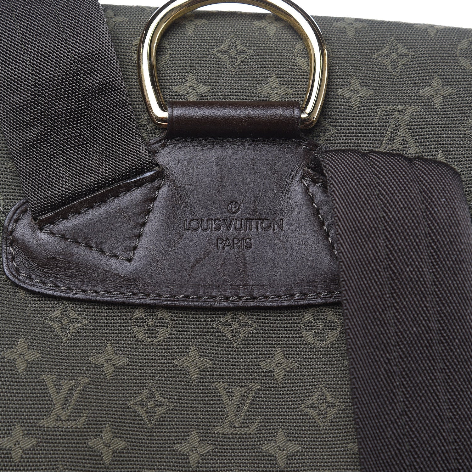 Louis Vuitton Mini Monogram Montsouris GM Backpack Kaki 8 of 11