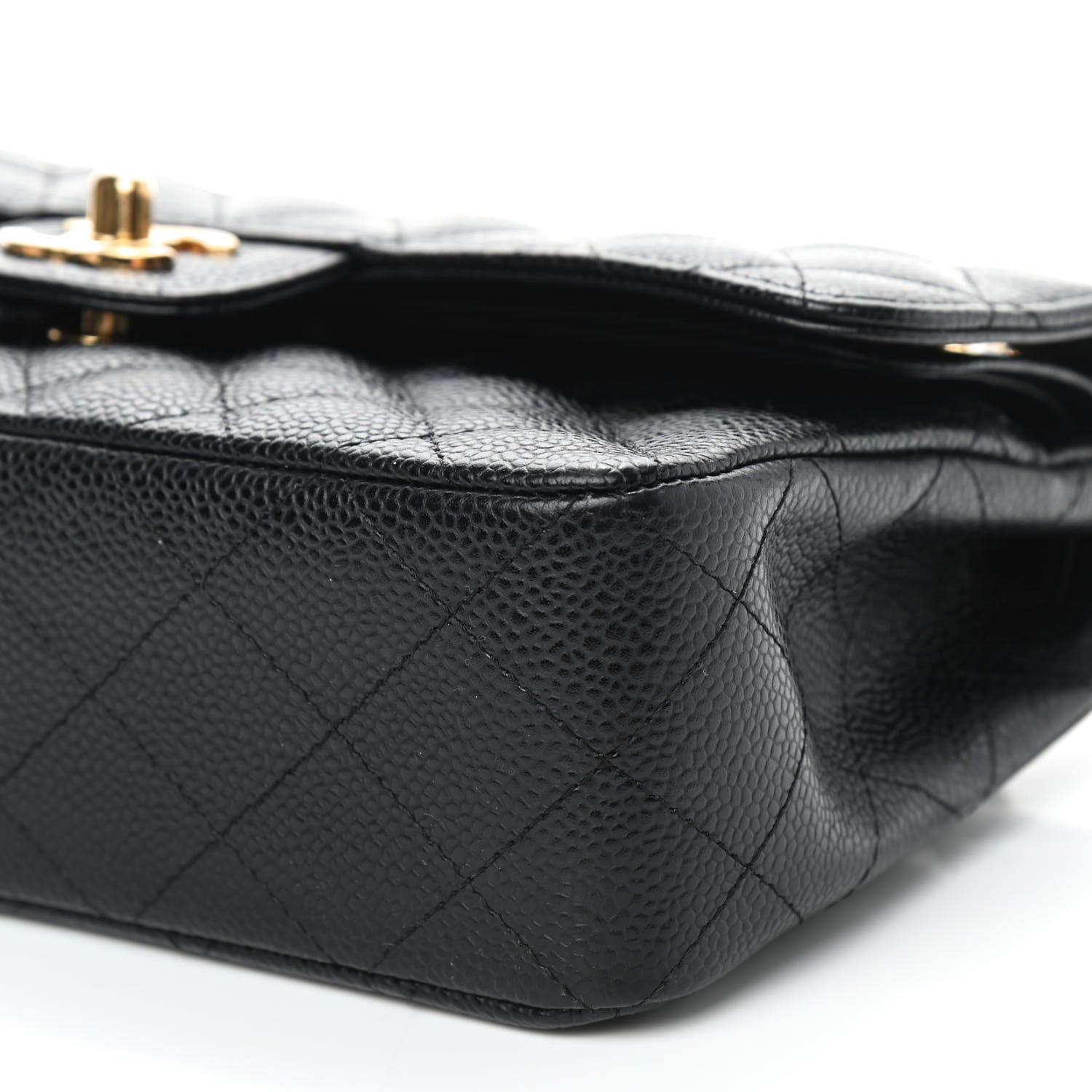 Chanel Caviar Quilted Small Double Flap Black 7 of 9