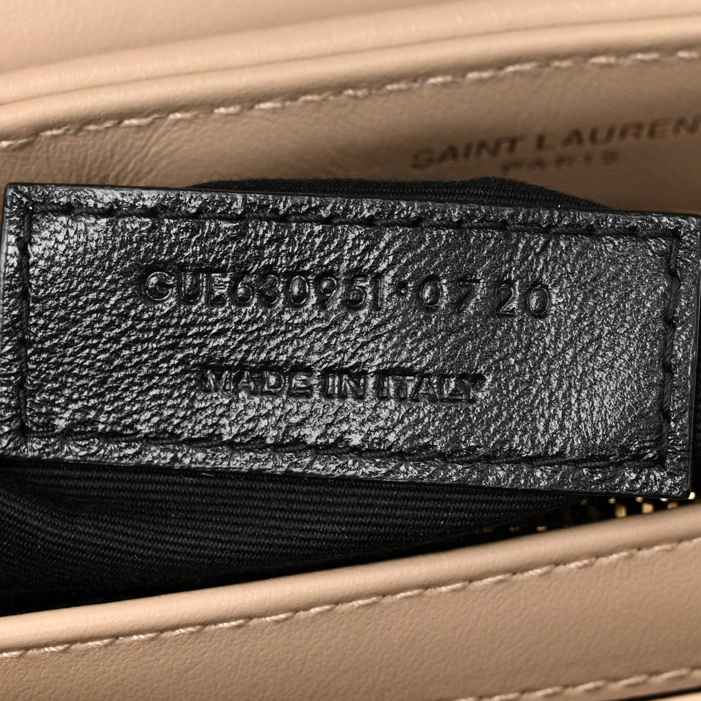 Calfskin Y Quilted Monogram Toy Loulou Crossbody Bag Dark Beige