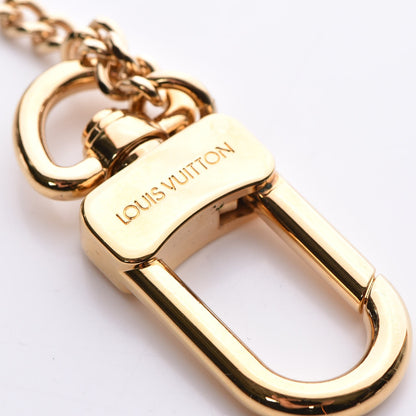 Louis Vuitton Metal Pochette Extender Key Ring Chain Gold 4 of 4