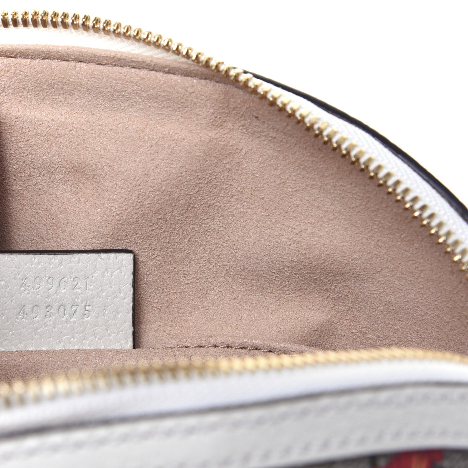 Gucci GG Supreme Monogram Flora Web GG Small Ophidia Dome Shoulder Bag White 9 of 16