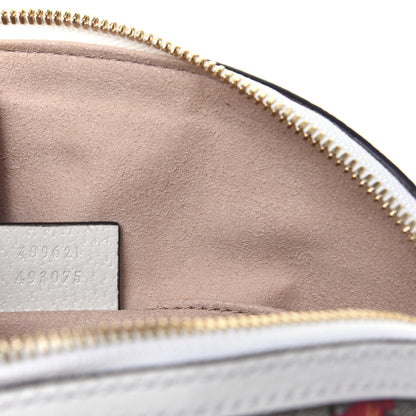 Gucci GG Supreme Monogram Flora Web GG Small Ophidia Dome Shoulder Bag White 9 of 16