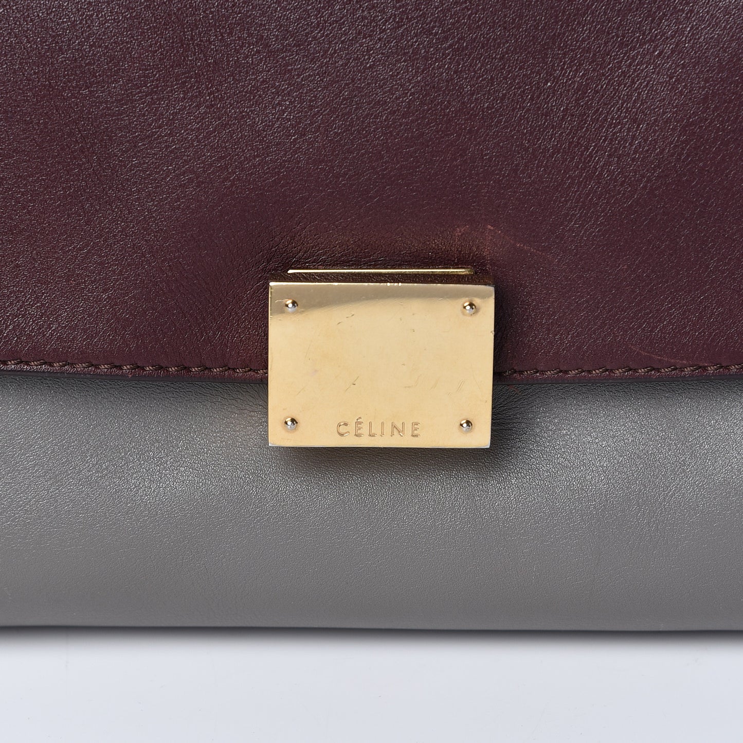 Smooth Calfskin Medium Tri-Color Trapeze