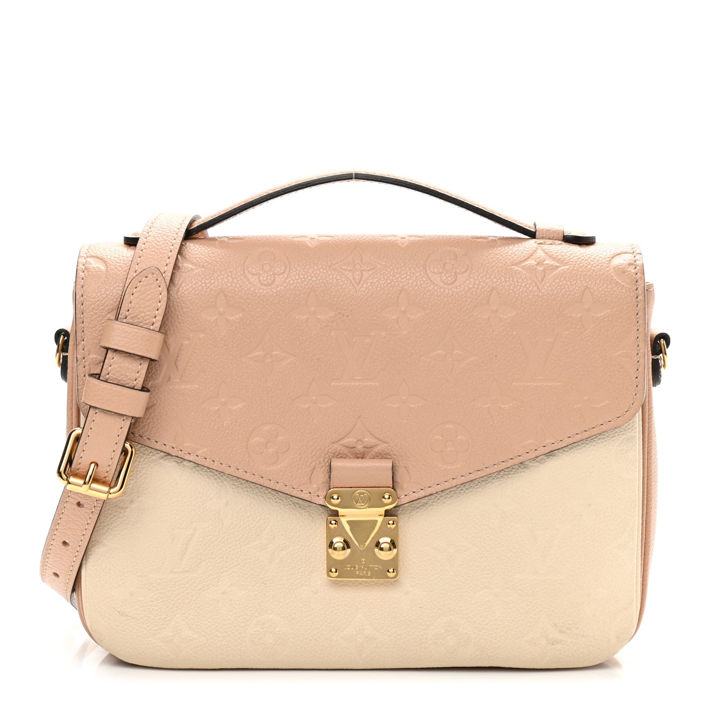 Empreinte Pochette Metis Beige Rose Creme