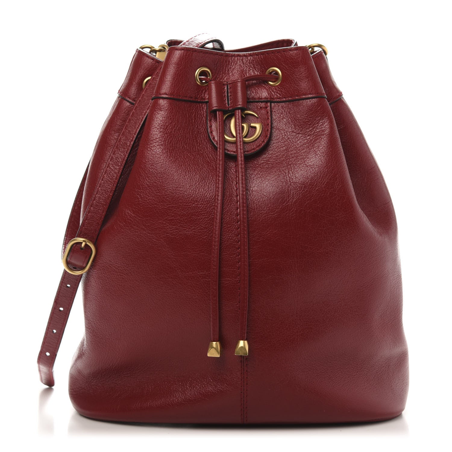 Gucci Piuma Lux Energy Medium Re(Belle) Convertible Bucket Bag Hibiscus Red 1 of 11