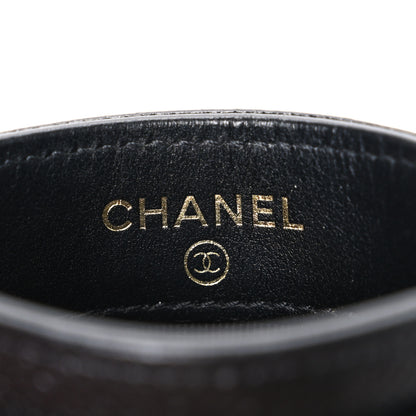 Chanel Caviar Quilted Multi Chain CC Card Holder Black 6 of 8