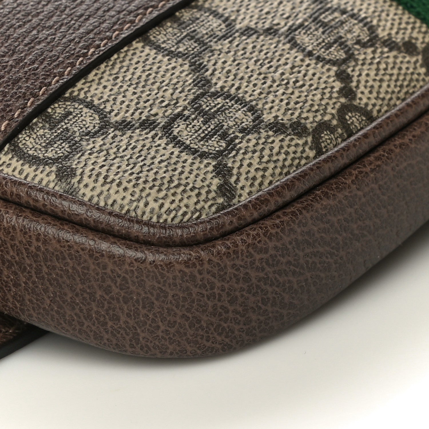 Gucci GG Supreme Monogram Ophidia Belted iPhone Case 85 34 Dark Brown 7 of 8