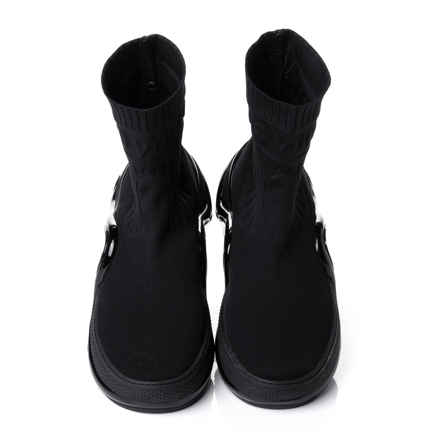 Louis Vuitton Stretch Textile LV Archlight Sneaker Boots 38.5 Black 5 of 10