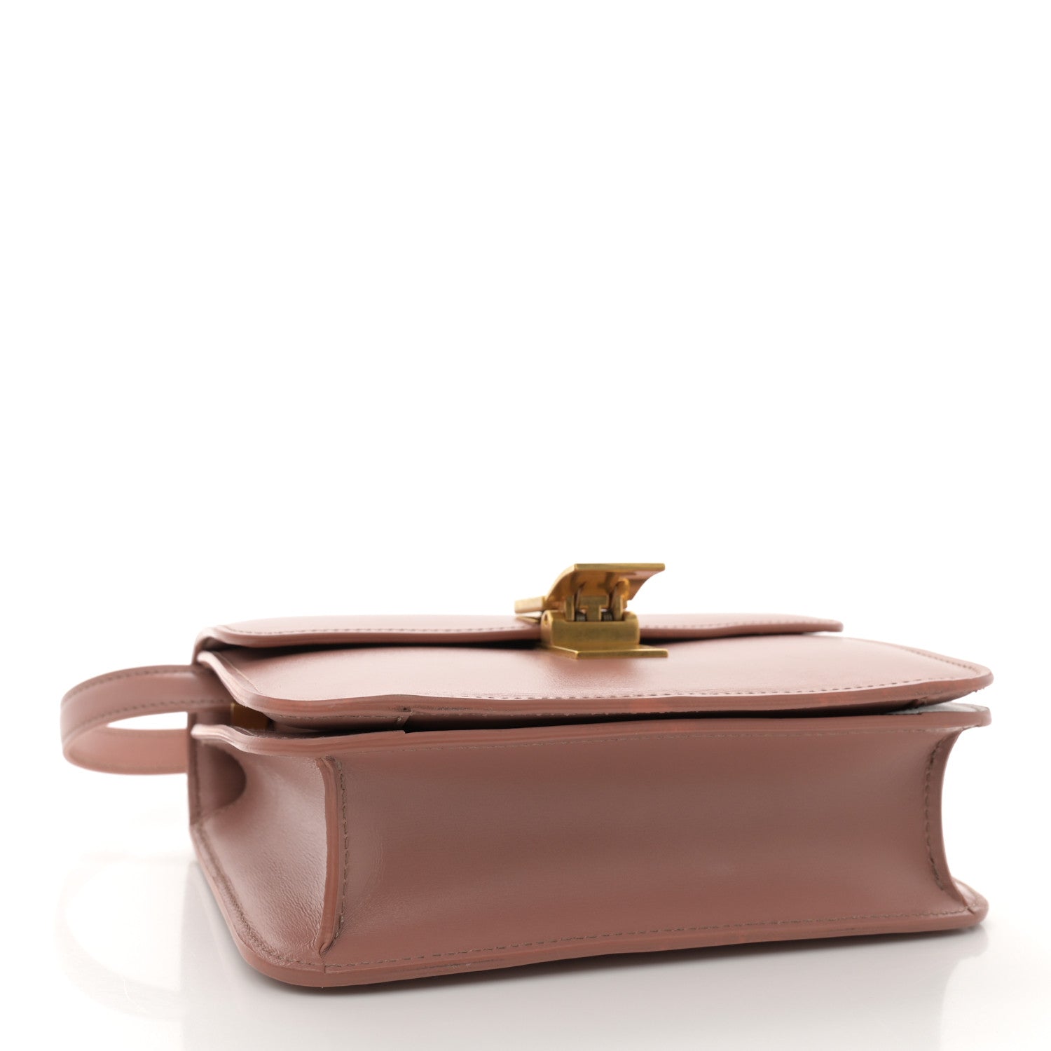 Celine Box Calfskin Teen Classic Box Flap Bag Antique Rose 4 of 14