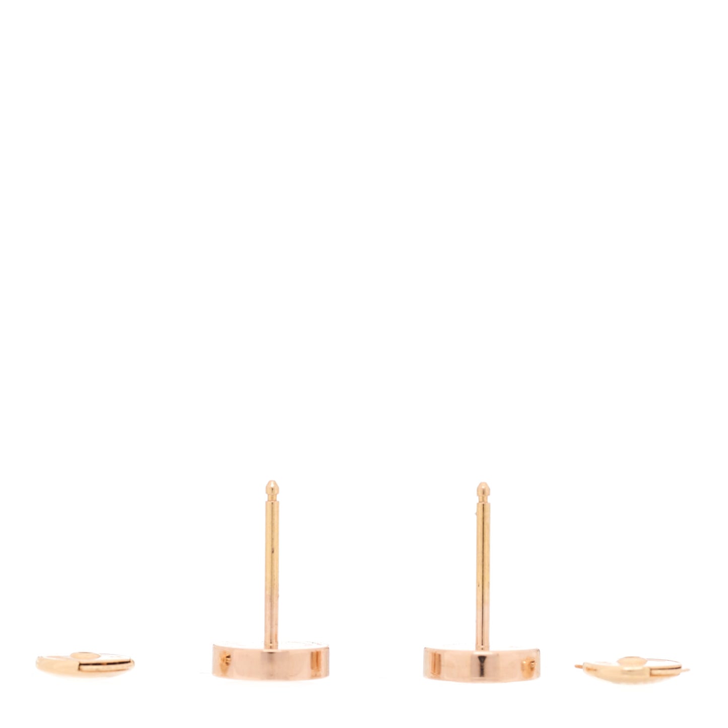 18K Pink Gold LOVE Earrings