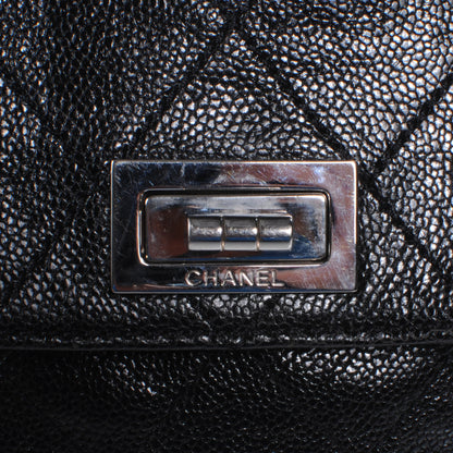 Chanel Glazed Caviar Mademoiselle XL Tote Black 5 of 8