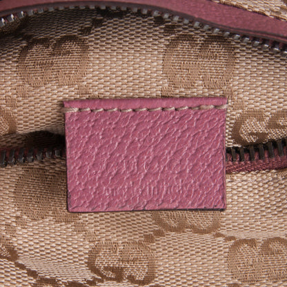 Gucci GG Monogram Web Double Pocket Belt Bag Pink 6 of 7