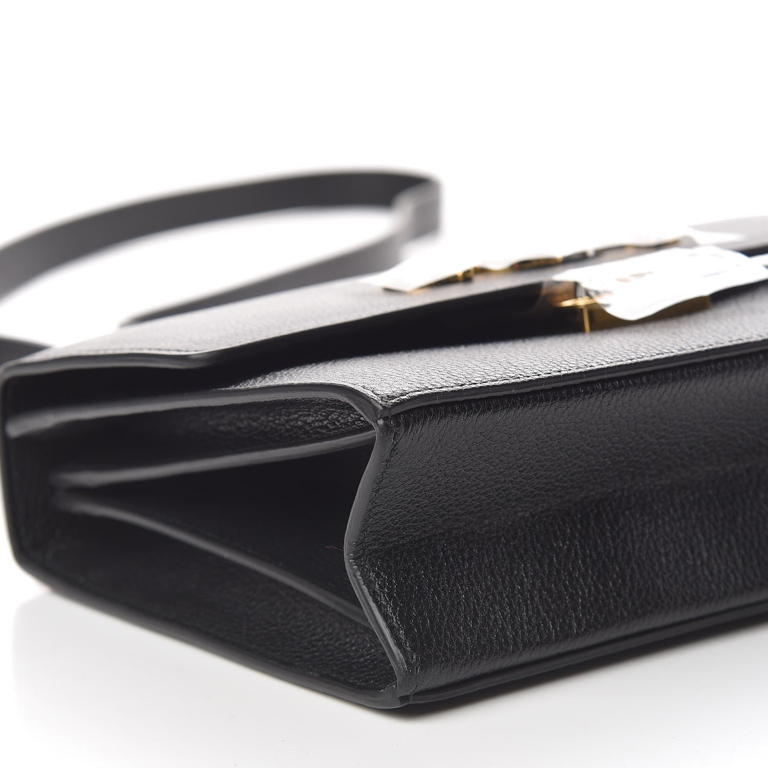 Gucci Grainy Calfskin Small Zumi Shoulder Bag Black 9 of 10