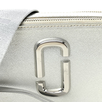 Marc Jacobs Metallic Saffiano Small Snapshot Camera Bag Silver 9 of 12