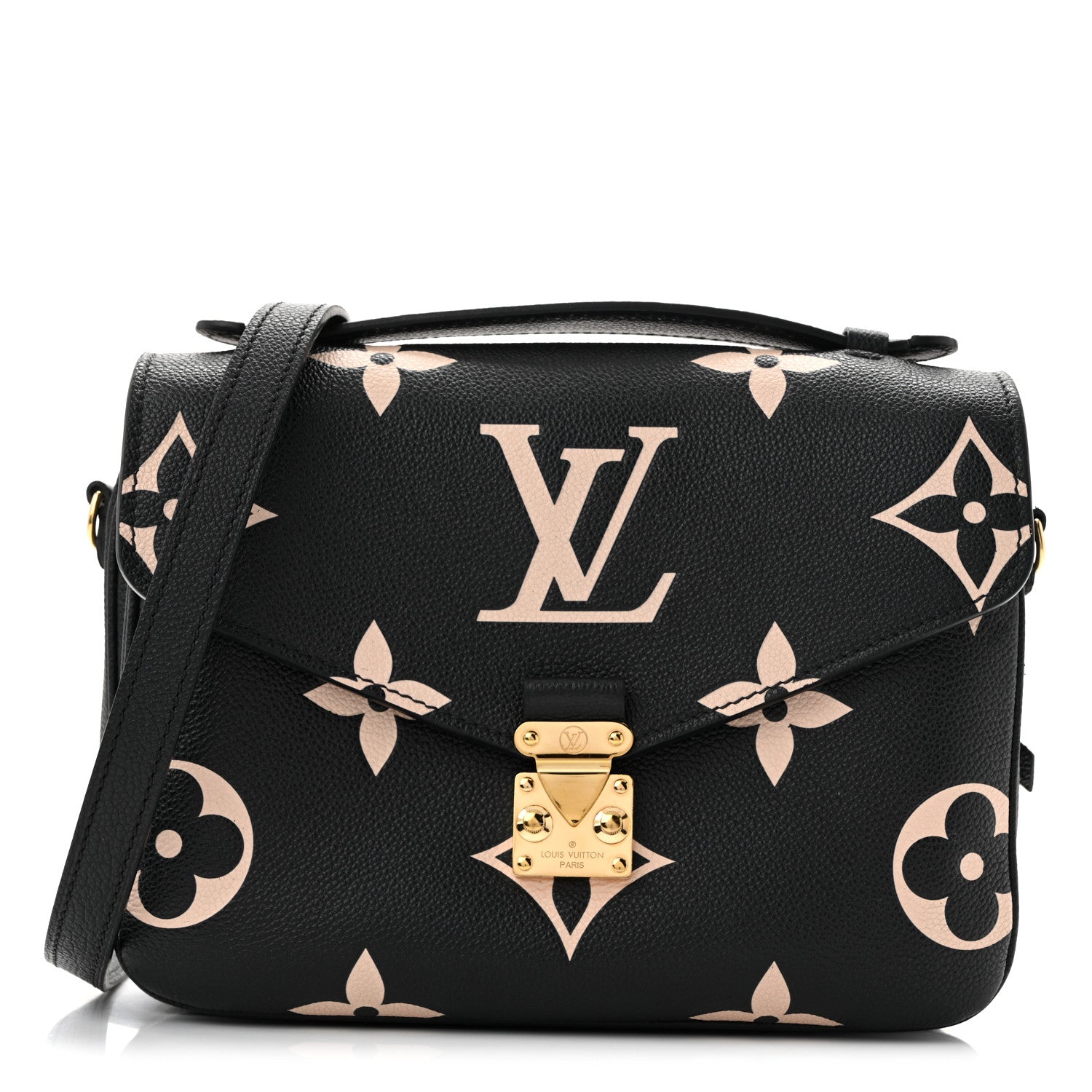 Louis Vuitton Empreinte Monogram Giant Pochette Metis Black Beige 1 of 14