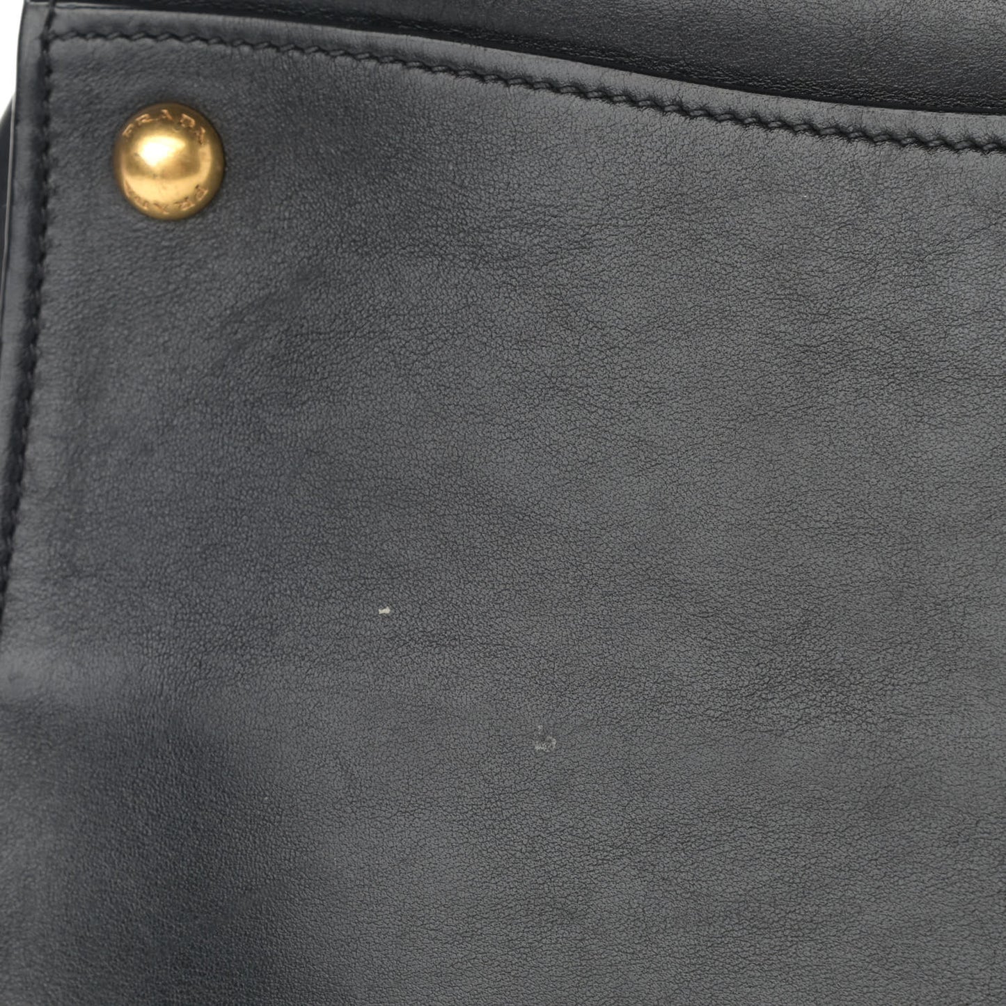 City Calf Front Pocket Tote Black