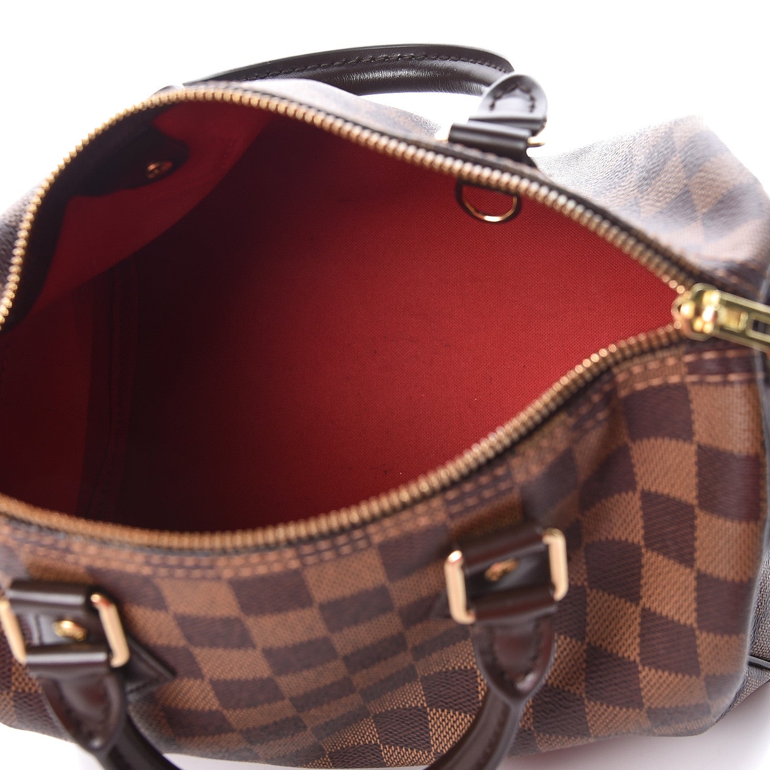 Louis Vuitton Damier Ebene Speedy Bandouliere 25 5 of 10