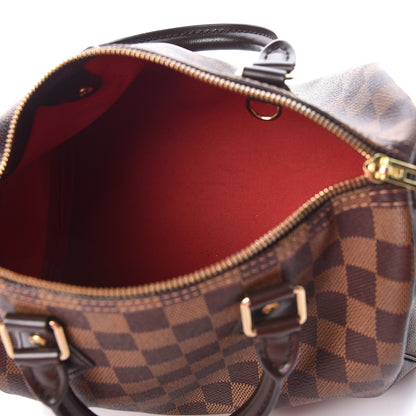 Louis Vuitton Damier Ebene Speedy Bandouliere 25 5 of 10