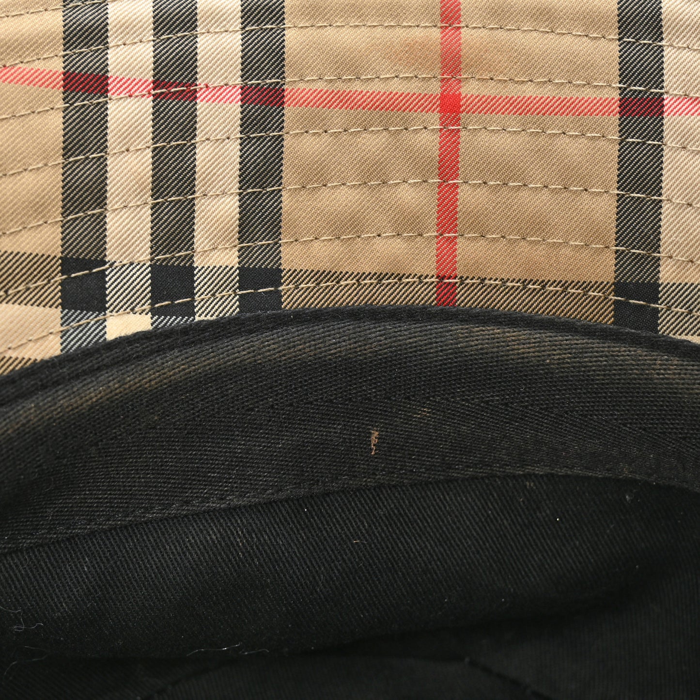 Technical Cotton Vintage Check Bucket Hat M Archive Beige