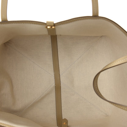 Burberry Cotton Canvas Mini Logo Horseferry Tote Bag Off White 6 of 11